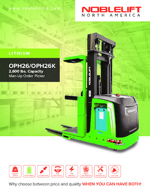 ऑर्डर पिकर और चेरी पिकर फोर्कलिफ्ट Noblelift OPH26-177
