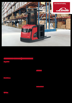 ऑर्डर पिकर और चेरी पिकर फोर्कलिफ्ट Linde V10 Std