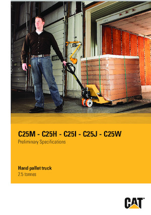 पैलेट जैक Caterpillar C25W