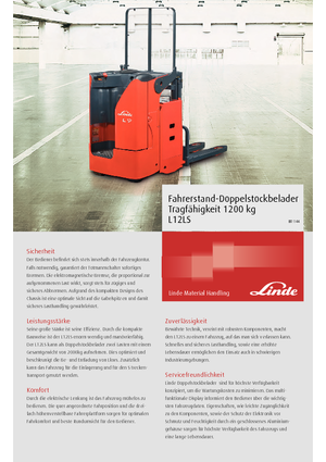 वॉकी स्टेकर Linde L 12 LS