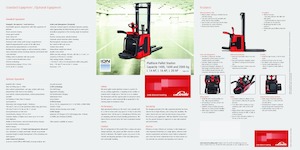 वॉकी स्टेकर Linde L14AP Triplex