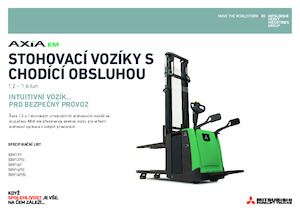 पैलेट स्टेकर स्टैंड अप राइडर प्लेटफॉर्म Mitsubishi SBV16P(S)
