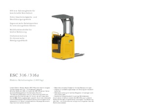 पैलेट स्टेकर सिट डाउन राइडर Jungheinrich ESC 316z