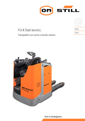 पैलेट स्टेकर सिट डाउन राइडर Still FV-Xi 16