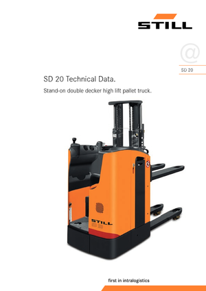 पैलेट स्टेकर सिट डाउन राइडर Still SD 20