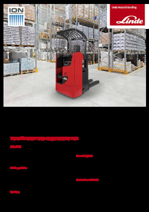 पैलेट स्टेकर सिट डाउन राइडर Linde D12RW 