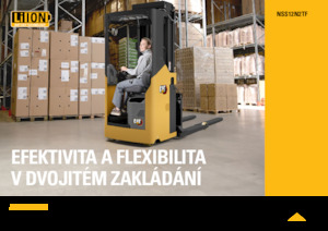 पैलेट स्टेकर सिट डाउन राइडर Caterpillar NSS12N2TF