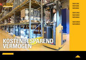 पैलेट स्टेकर स्टैंड अप राइडर प्लेटफॉर्म Caterpillar NSR12N2I