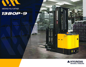 पैलेट ट्रक स्टैंड अप राइडर प्लेटफॉर्म Hyundai 13 BOP-9