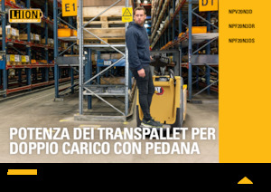 पैलेट ट्रक स्टैंड अप राइडर प्लेटफॉर्म Caterpillar NPV20N3D