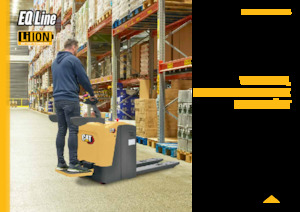 पैलेट ट्रक स्टैंड अप राइडर प्लेटफॉर्म Caterpillar NPV20QL