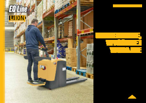 पैलेट ट्रक स्टैंड अप राइडर प्लेटफॉर्म Caterpillar NPV20QL