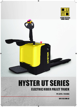 पैलेट ट्रक स्टैंड अप राइडर प्लेटफॉर्म Hyster P2.0UTS