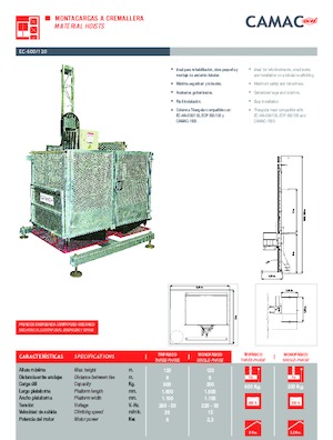 इंडस्ट्रियल होइस्ट CAMAC EC-600/120