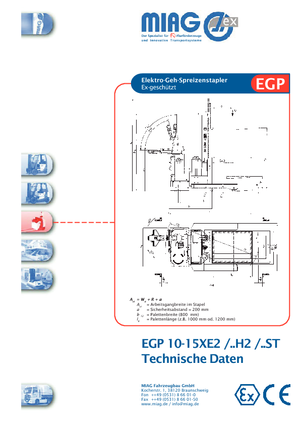 वॉकी स्टेकर Miag EGP 10 XE 2