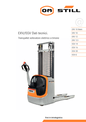 वॉकी स्टेकर Still EXV 12