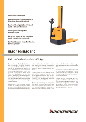 वॉकी स्टेकर Jungheinrich EMC 110