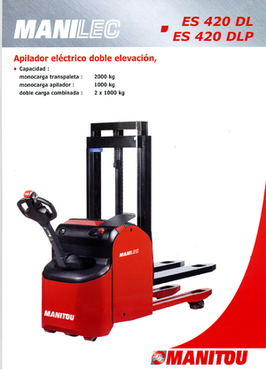 वॉकी स्टेकर Manitou ES 420 DL