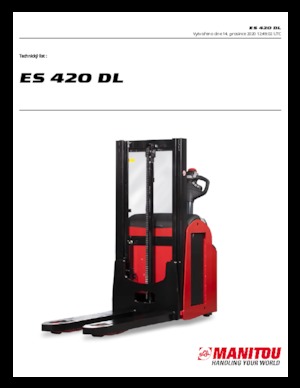 वॉकी स्टेकर Manitou ES 420DL
