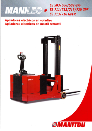 वॉकी स्टेकर Manitou ES 711 GPF