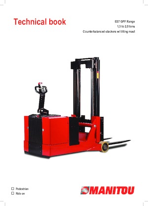 वॉकी स्टेकर Manitou ES 720 GPF