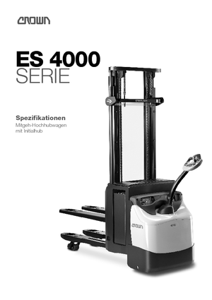 वॉकी स्टेकर Crown ESi 4000-1.2 TF
