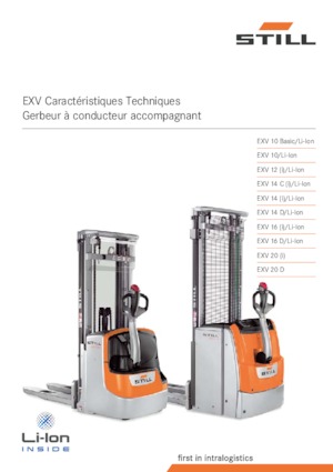 वॉकी स्टेकर Still EXV 14 C
