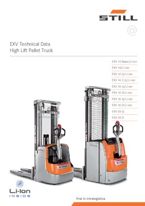 वॉकी स्टेकर Still EXV 14 D