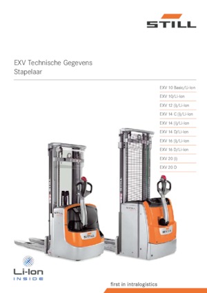 वॉकी स्टेकर Still EXV 20