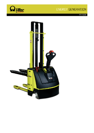 वॉकी स्टेकर PRAMAC Lifter FX 12/29