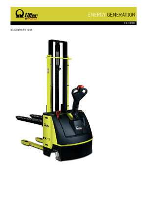 वॉकी स्टेकर PRAMAC Lifter FX 12/38