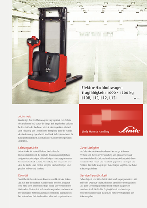 वॉकी स्टेकर Linde L12