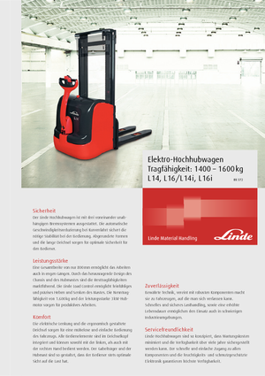 वॉकी स्टेकर Linde L16