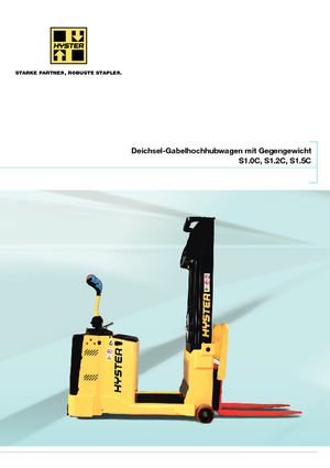 वॉकी स्टेकर Hyster S1.0C