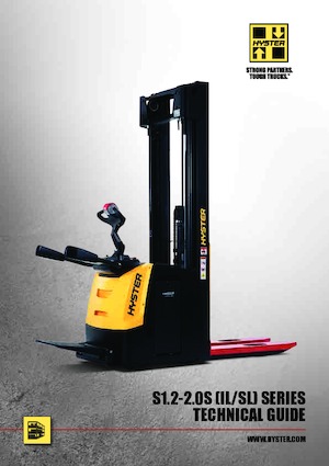 वॉकी स्टेकर Hyster S1.6S IL