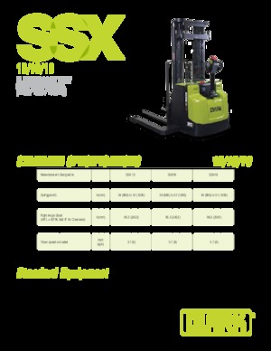 वॉकी स्टेकर Clark SSX 16