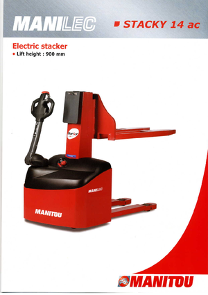 वॉकी स्टेकर Manitou Stacky 14 ac