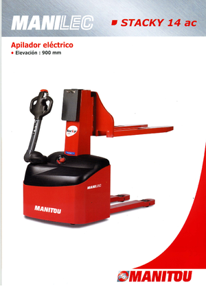 वॉकी स्टेकर Manitou Stacky 14 ac