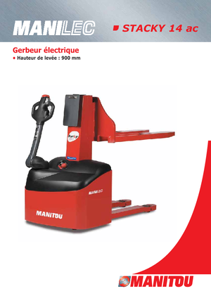 वॉकी स्टेकर Manitou Stacky 14 ac