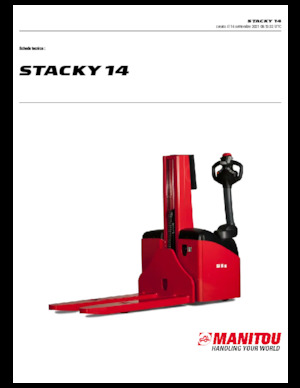 वॉकी स्टेकर Manitou Stacky 14