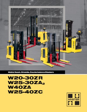 वॉकी स्टेकर Hyster W30ZR