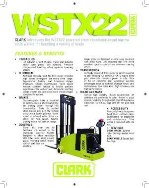वॉकी स्टेकर Clark WSTX22