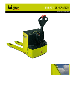 पैलेट जैक PRAMAC Lifter CX 14