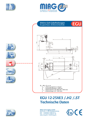 पैलेट जैक Miag EGU 12 XE 3