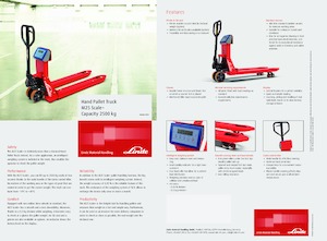 पैलेट जैक Linde M25 Scale+ 