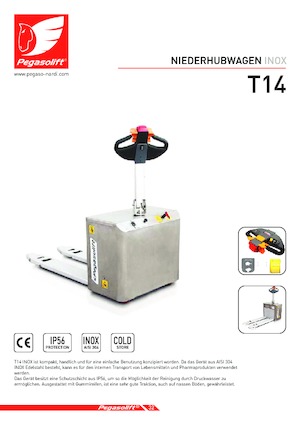 पैलेट जैक Pegasolift T 14 Inox