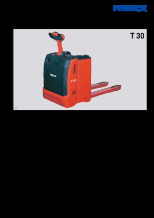 पैलेट जैक Linde T 30