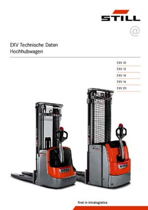 वॉकी स्टेकर Still EXV 14 C