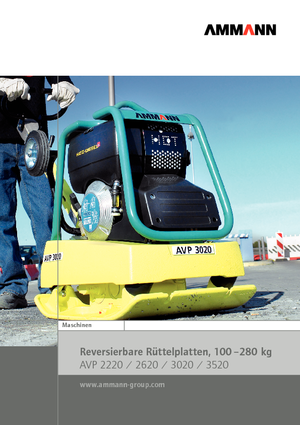 रिवर्सिबल वाइब्रेटरी प्लेट कॉम्पेक्टर Ammann AVP 3020