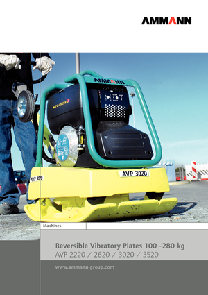 रिवर्सिबल वाइब्रेटरी प्लेट कॉम्पेक्टर Ammann AVP 3020